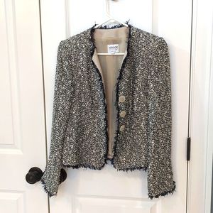 Armani Collezioni blue/black/white/tan Blazer